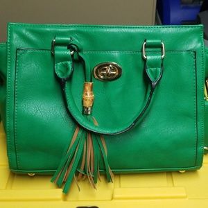 Charming Charlies green shoulder bag